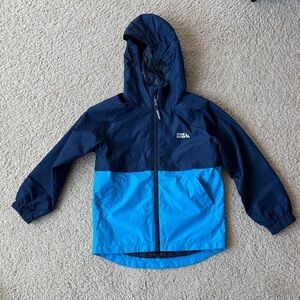 Eddie Bauer Navy and Blue Hooded Jacket Boys Size 5/6